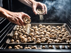 jak suszyć grzyby w piekarniku