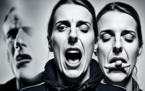 Bruzda na nosie przed śmiercią