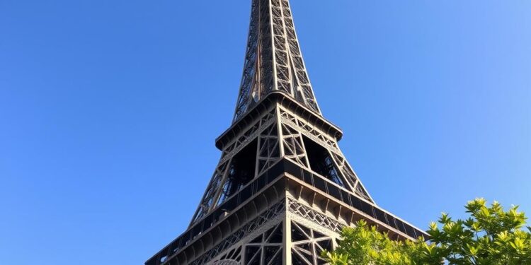 wieża Eiffla kolor
